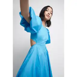 AJE Crerulean Fallingwater Cut Out Midi Bue Size AU 10 for rent on The Volte - image 3