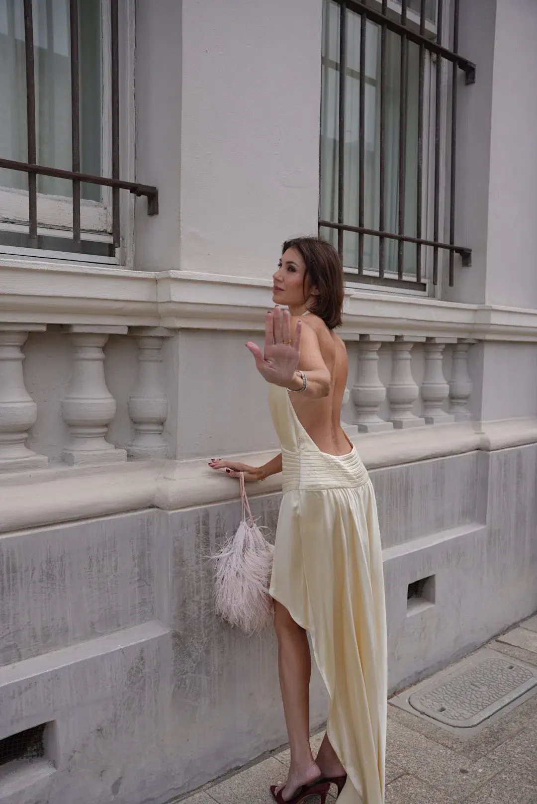 Orseund Iris Gown Cream Size AU 6 for rent on The Volte - main image