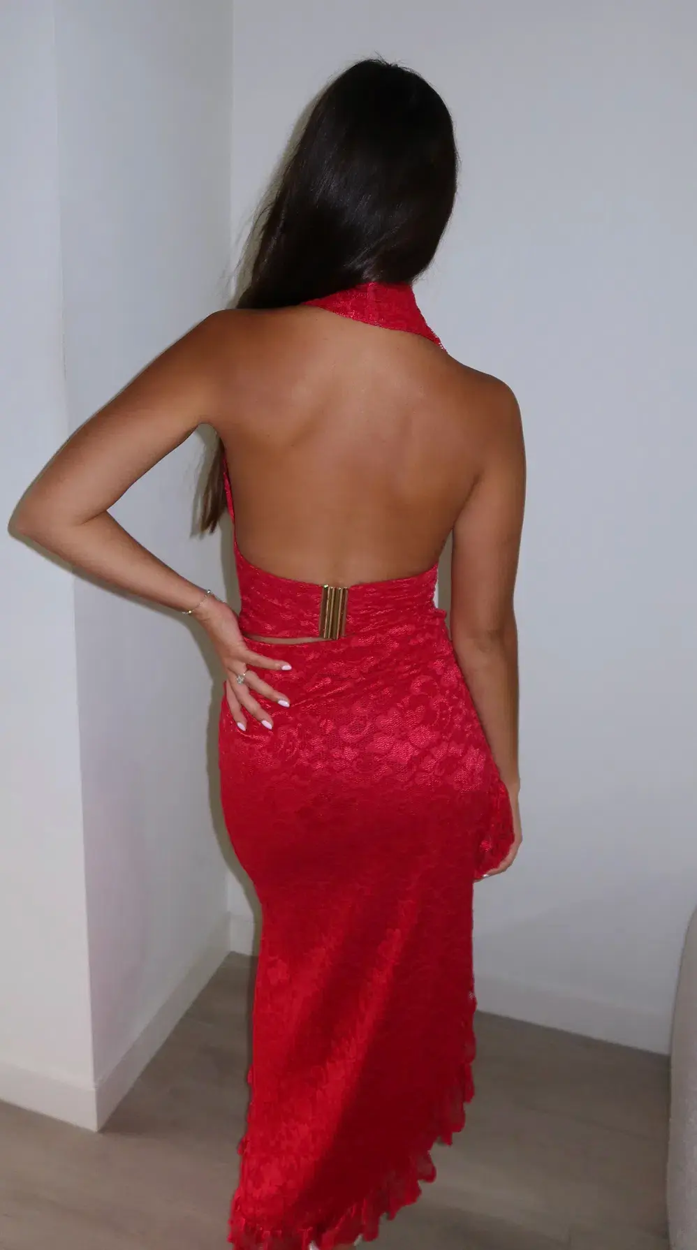 Deconduarte Coco Dress in Red Size XS / AU 6 for rent on The Volte - main image