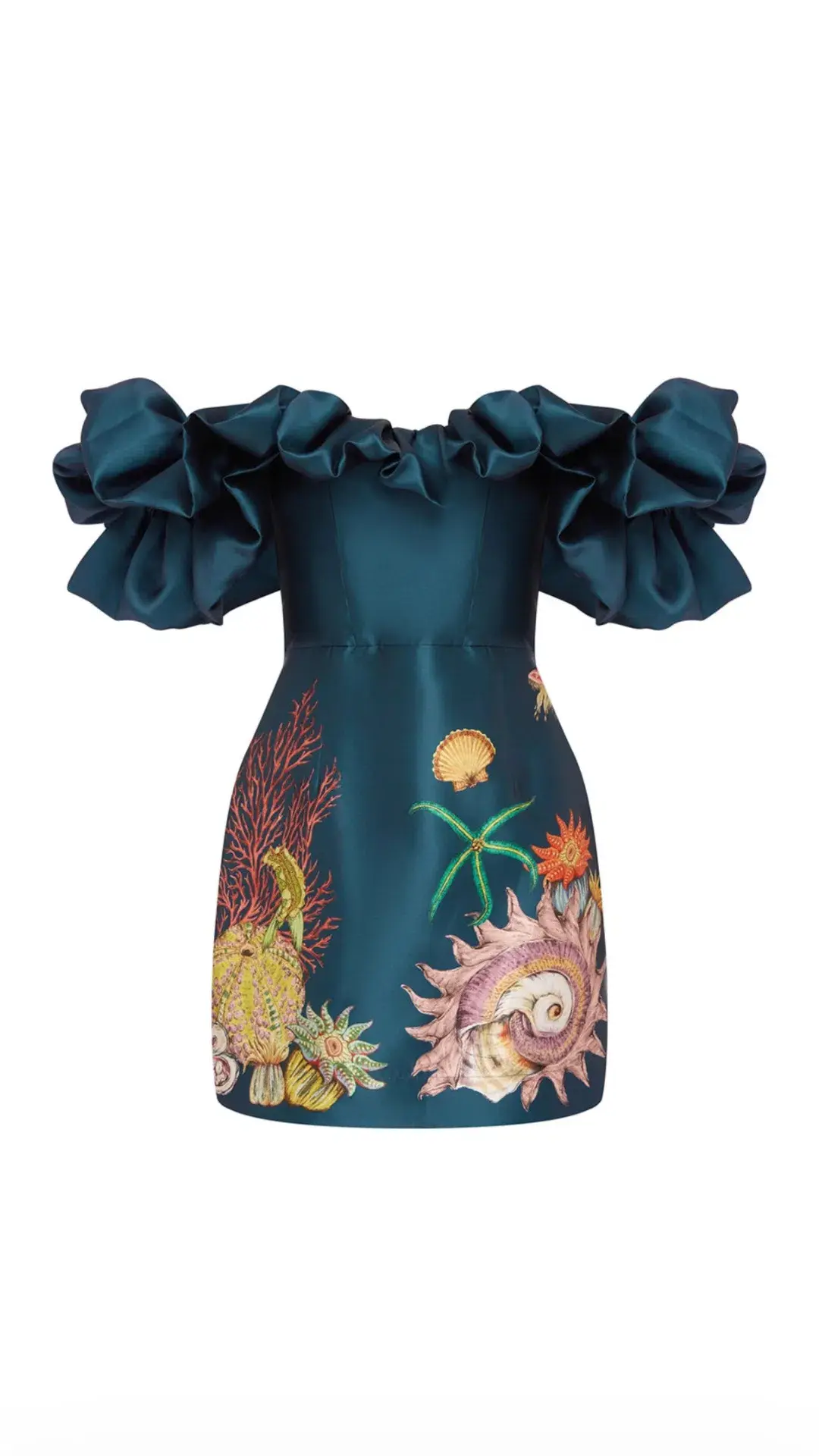 Alemais Dorian Mini Dress Blue Size 12 for rent on The Volte - main image