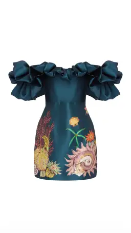 Alemais Dorian Mini Dress Blue Size 12 for rent on The Volte - image 4