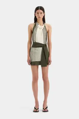 Sir the Label Leilana Mini Dress in Garden Stripe Size 6