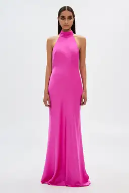 MISHA Evianna Satin Pink Size 12 for rent on The Volte - image 1