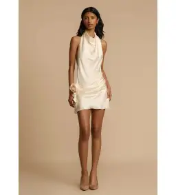 Arcina Ori Rosa Dress in Ivory Size 8 for rent on The Volte - image 1