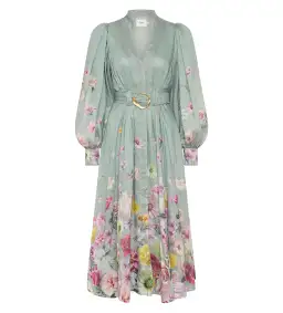 Aje Fleur Shirt Dress Mist Collage Floral Size 10 for rent on The Volte - image 4
