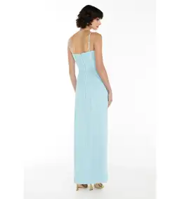 Manning Cartell Double Time Pleat Dress Acqua Spritz Size 8 for rent on The Volte - image 2
