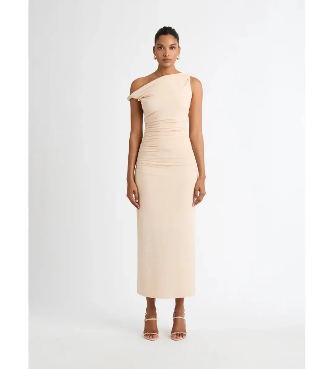 Sheike Athena Ecru Dress Neutral Size 10 for rent on The Volte - main image