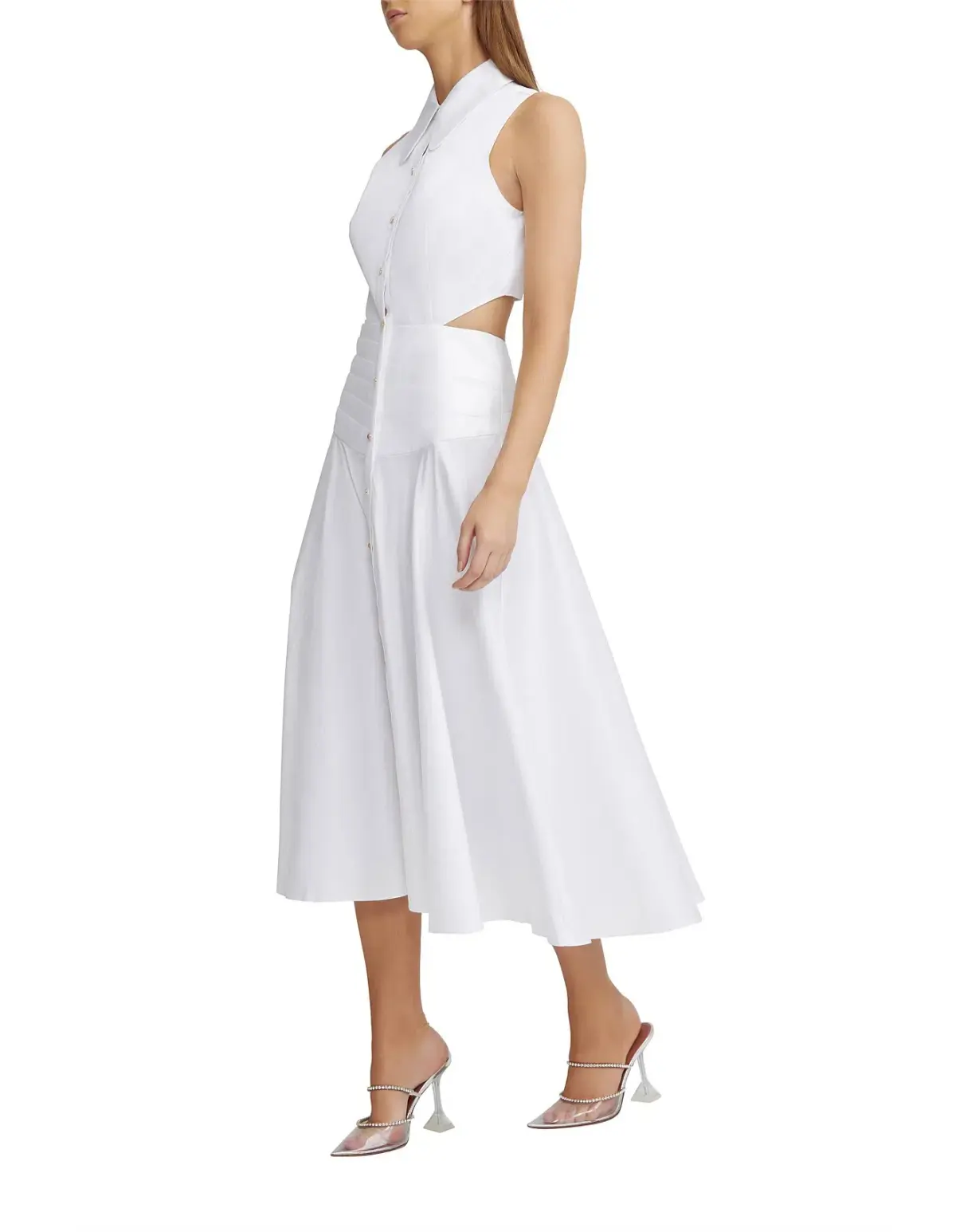 Acler Hayworth Dress White Size 10 - Image 3