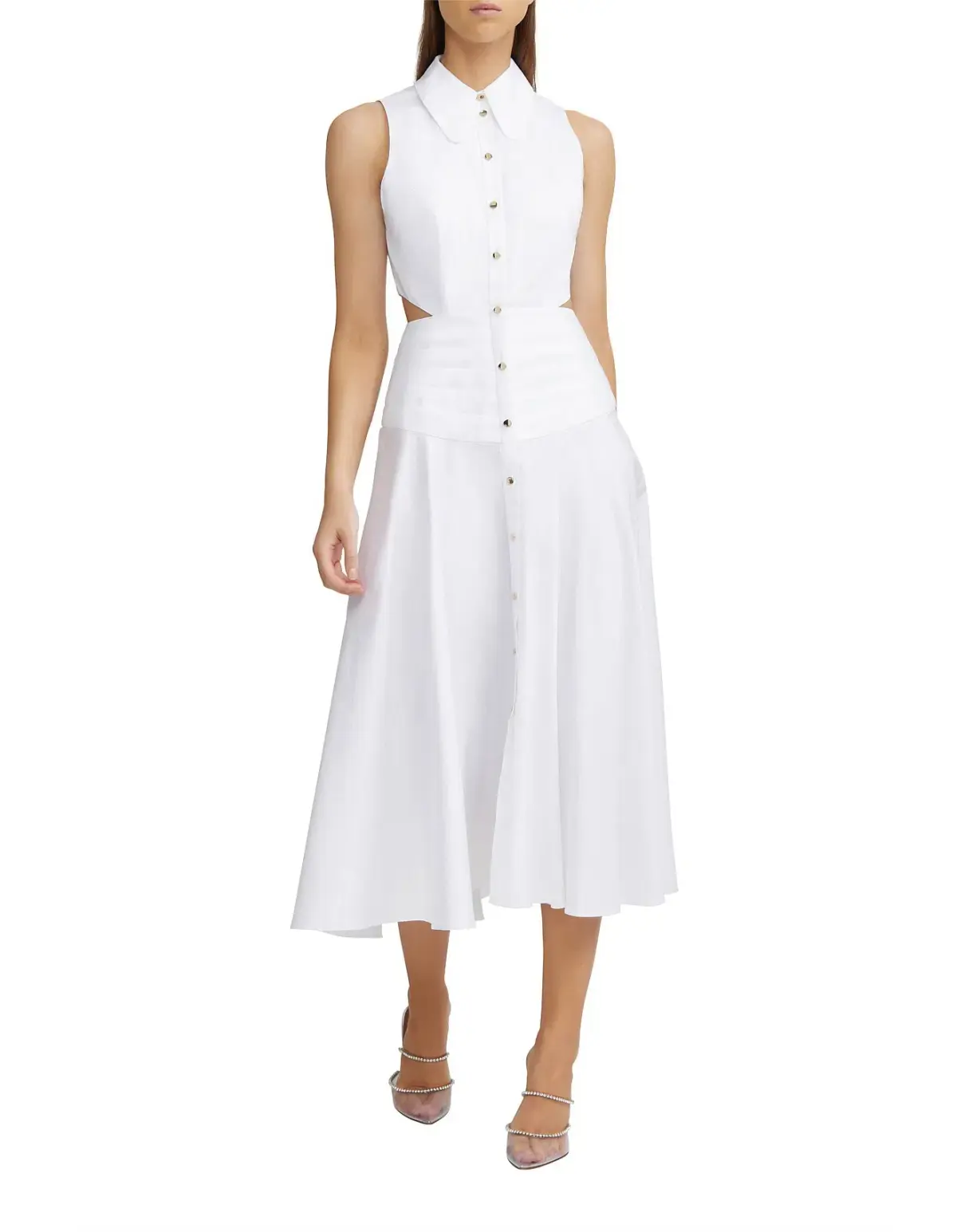 Acler Hayworth Dress White Size 10 - Image 2
