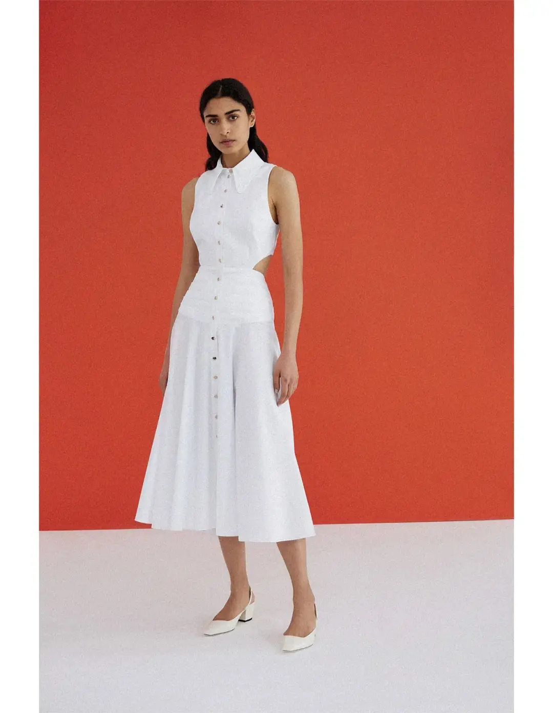 Acler Hayworth Dress White Size 10 for rent on The Volte - main image