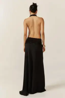 Ance Gria Adele Gown Black Size S / AU 8 for rent on The Volte - image 5