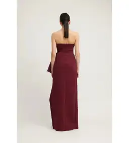 Tojha November Dress in Merlot Size AU 8 for rent on The Volte - image 4