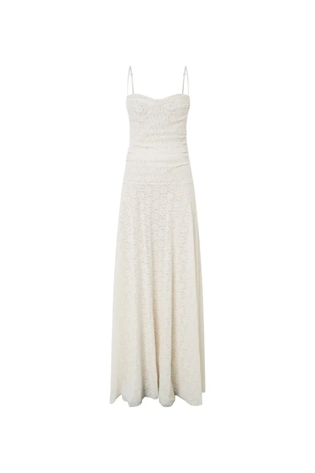 Camilla & Marc Camille Lace Maxi Dress Cream Size 8 for rent on The Volte - main image