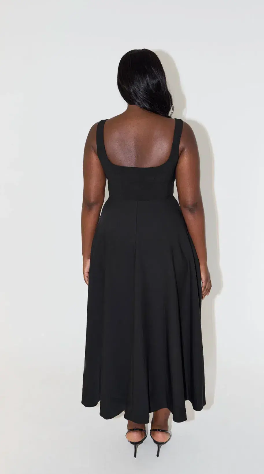 Odd Muse The Ultimate Muse High Waist Square Neck Midi Dress size L / AU 12 for rent on The Volte - main image