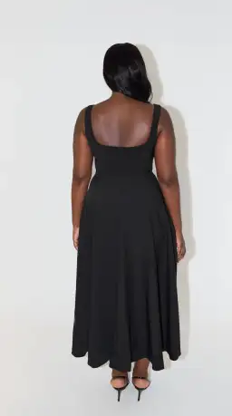 Odd Muse The Ultimate Muse High Waist Square Neck Midi Dress size L / AU 12 for rent on The Volte - image 2