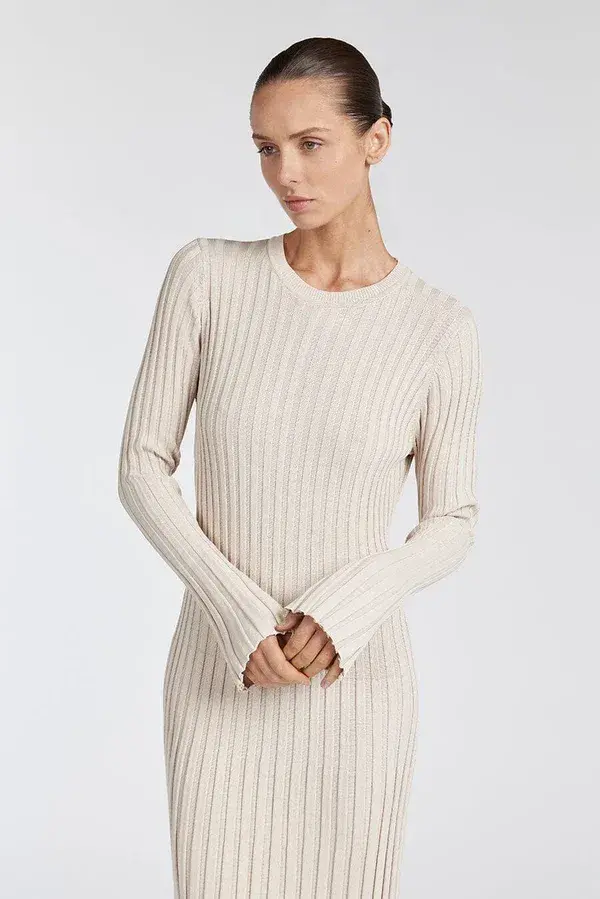 Ada Srone Long Sleeve Midi Dress Size 10 for rent on The Volte - main image