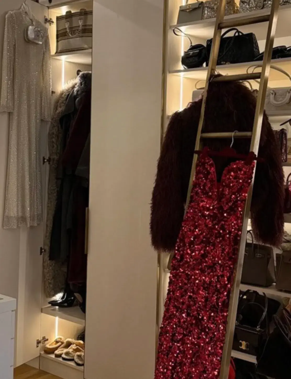 Self Portrait 3D Maxi Dress in Red Sequin AU 6 XS  - Image 7