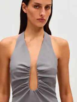 Misha THE 'ALUSIA' MINI DRESS grey size 10/M for rent on The Volte - image 2