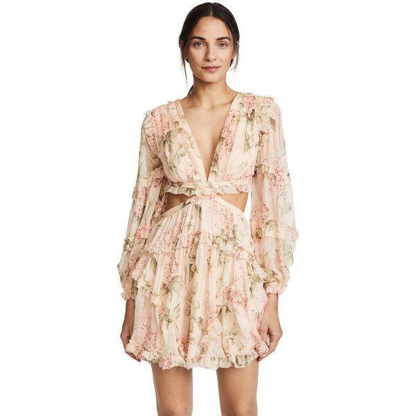 Zimmerman Prima Cutout Dress Print Size 8 - Image 3