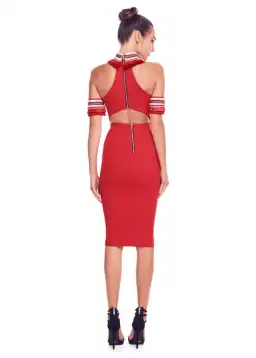 Eliya The Label Salma Dress Red Size 6 for rent on The Volte - image 2
