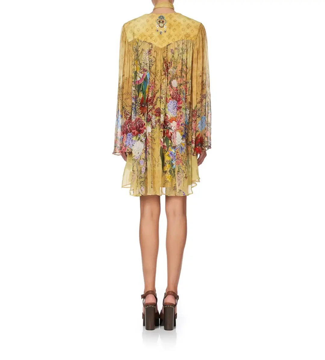 Camilla Among The Gumtrees Short Dress with Yoke Size S / AU 10 for rent on The Volte - main image