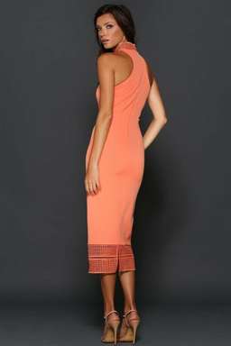 Elle Zeitoune Tasha Dress Orange Size 6 for rent on The Volte - image 2