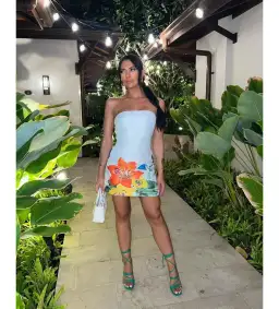 Runaway The Label Primrose Mini Dress White Flower Size AU 6 for rent on The Volte - image 1