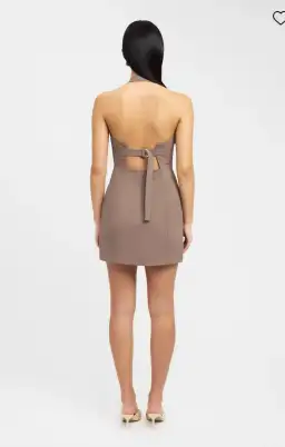 Kookai Ariel Buckle Halter Mini Dress Size 6 for rent on The Volte - image 2