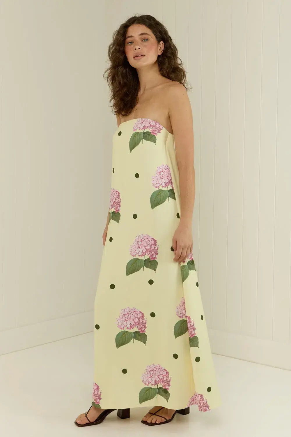 Palm Noosa Alessia Dress Yellow Size 8 for rent on The Volte - main image