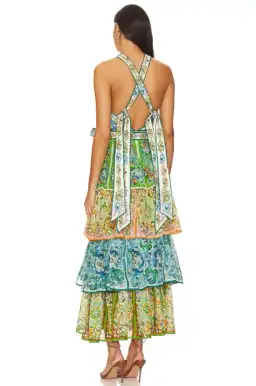 Alemais Dreamer Halter Tier Maxi Dress Multi Size 12 for rent on The Volte - image 5