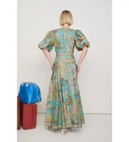 Alemais Franca Midi Dress Print Size 12 for rent on The Volte - image 3