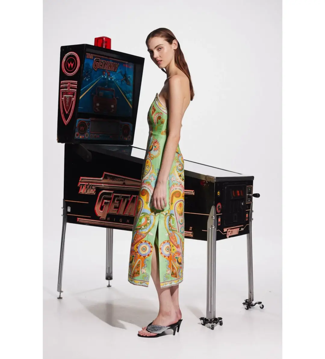 Alemais Pinball Bodice Dress Print Size 12 for rent on The Volte - main image