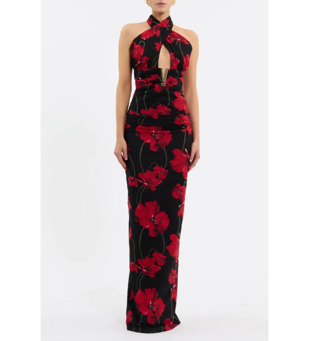 Rebecca Vallance Poppy Fields Maxi Dress Floral Size 8 for rent on The Volte - main image