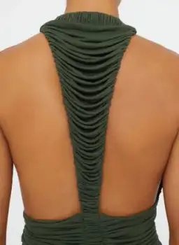 Christopher Esber Orion Gown Green Size 8 for rent on The Volte - image 2