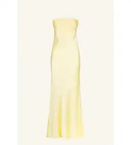 Shona Joy La Lune in Yellow Strapless Dress Size AU 8 for rent on The Volte - image 5