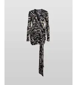 Rat & Boa Leontina Mini Dress Animal Print Size 6 for rent on The Volte - image 3
