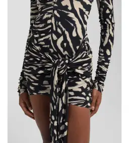 Rat & Boa Leontina Mini Dress Animal Print Size 6 for rent on The Volte - image 2