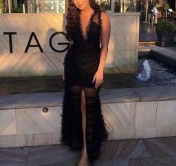 Alice McCall All Black Everything Gown Black Size 8