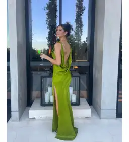 Rat & Boa Navarra Dress Lime Size S / AU 8 for rent on The Volte - image 2