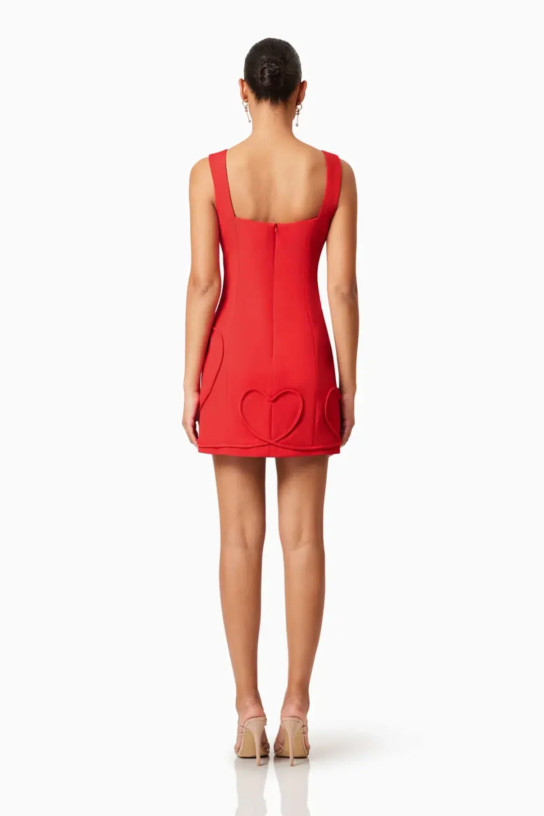 ELLIATT Buttercup Party Mini Dress Red Size M for rent on The Volte - main image