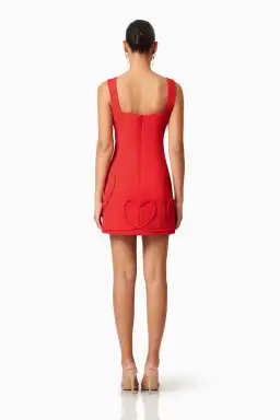 ELLIATT Buttercup Party Mini Dress Red Size M for rent on The Volte - image 2
