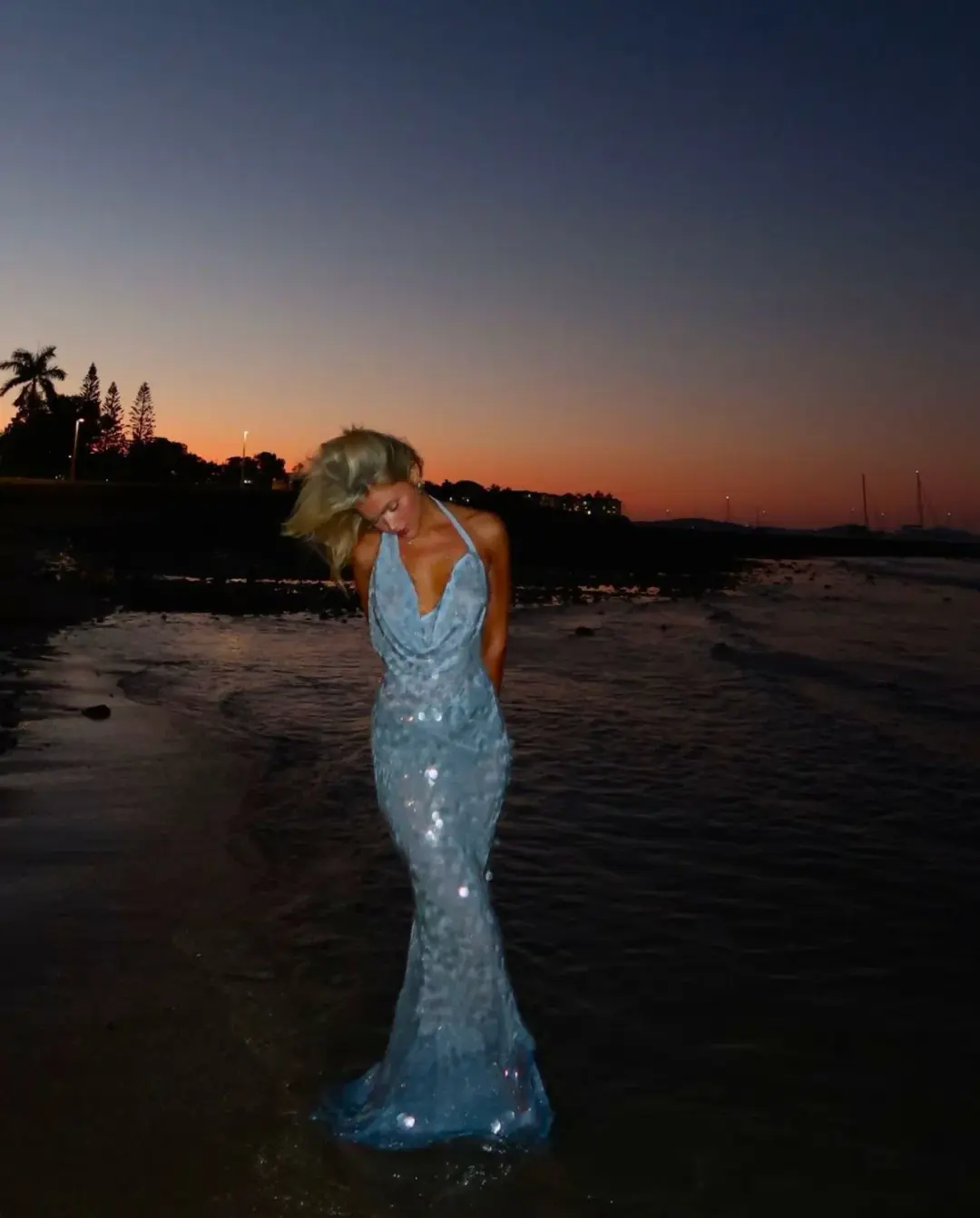 Rat and Boa Anais Dress Blue Size XS for rent on The Volte - main image