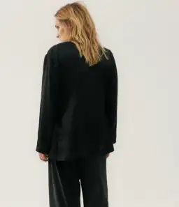 Silk Laundry Relaxed Blazer Black Size 8 for rent on The Volte - image 4