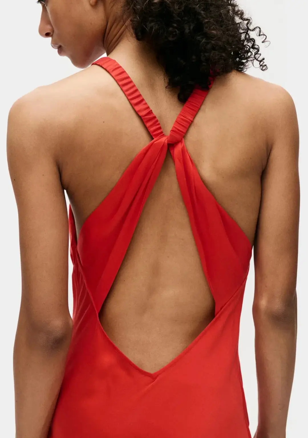 Silk Laundry HIGH LOW DRESS - Geranium - Size 8/S for rent on The Volte - main image