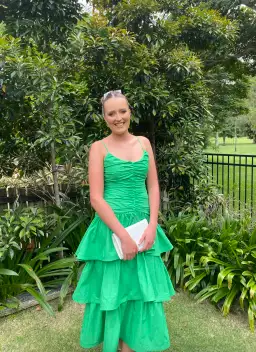 Elliatt Aspen Maxi Dress Green Size M / AU 10