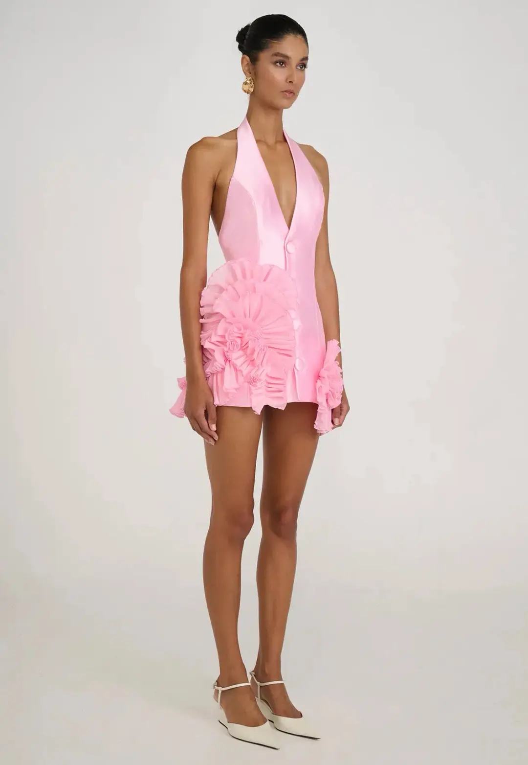 Eliya The Label Belinda Dress Baby Pink Size 8 for rent on The Volte - main image