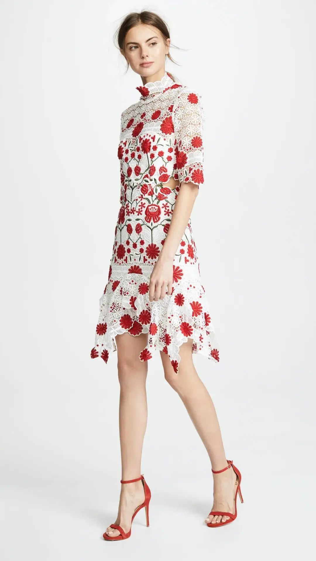 Thurley Lace English Rose Dress Print Size 8 for rent on The Volte - main image