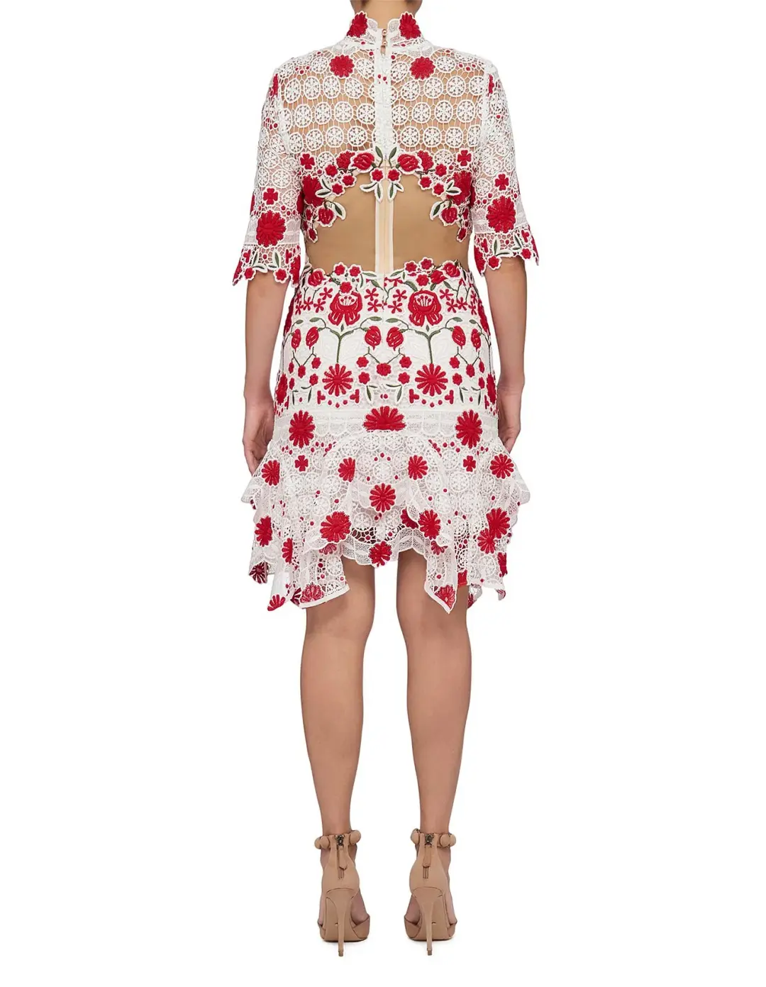 Thurley Lace English Rose Dress Print Size 8 for rent on The Volte - main image