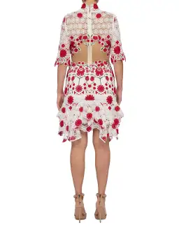 Thurley Lace English Rose Dress Print Size 8 for rent on The Volte - image 3