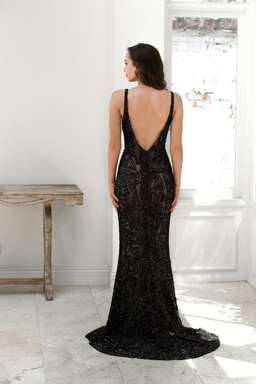 Zavana Bridal Beyonce Dress Black Size 12